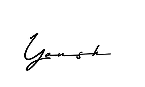 if you are searching for the best signature style for your name Yansh. so please give up your signature search. here we have designed multiple signature styles  using Asem Kandis PERSONAL USE. Yansh signature style 9 images and pictures png