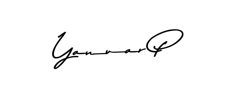 Use a signature maker to create a handwritten signature online. With this signature software, you can design (Asem Kandis PERSONAL USE) your own signature for name Yanuar P. Yanuar P signature style 9 images and pictures png