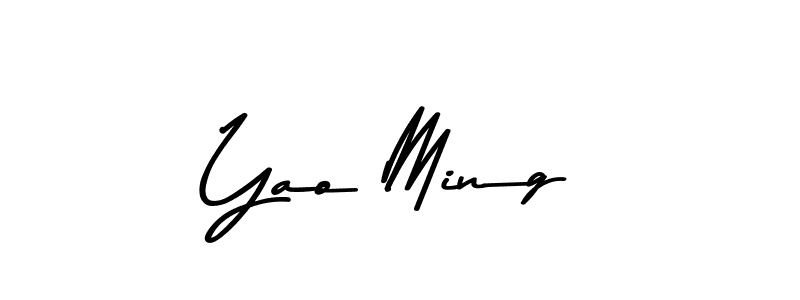 Use a signature maker to create a handwritten signature online. With this signature software, you can design (Asem Kandis PERSONAL USE) your own signature for name Yao Ming. Yao Ming signature style 9 images and pictures png