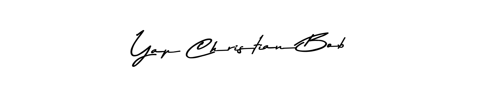 How to make Yap Christian Bob signature? Asem Kandis PERSONAL USE is a professional autograph style. Create handwritten signature for Yap Christian Bob name. Yap Christian Bob signature style 9 images and pictures png