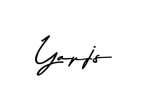 if you are searching for the best signature style for your name Yapjs. so please give up your signature search. here we have designed multiple signature styles  using Asem Kandis PERSONAL USE. Yapjs signature style 9 images and pictures png