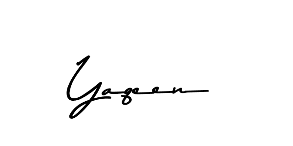 How to make Yaqeen name signature. Use Asem Kandis PERSONAL USE style for creating short signs online. This is the latest handwritten sign. Yaqeen signature style 9 images and pictures png