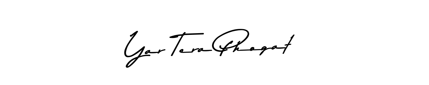 Similarly Asem Kandis PERSONAL USE is the best handwritten signature design. Signature creator online .You can use it as an online autograph creator for name Yar Tera Phogat. Yar Tera Phogat signature style 9 images and pictures png
