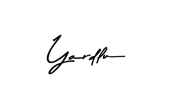 Use a signature maker to create a handwritten signature online. With this signature software, you can design (Asem Kandis PERSONAL USE) your own signature for name Yardlu. Yardlu signature style 9 images and pictures png