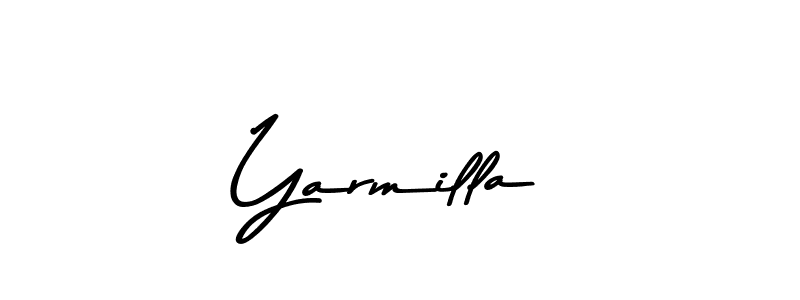 Use a signature maker to create a handwritten signature online. With this signature software, you can design (Asem Kandis PERSONAL USE) your own signature for name Yarmilla. Yarmilla signature style 9 images and pictures png