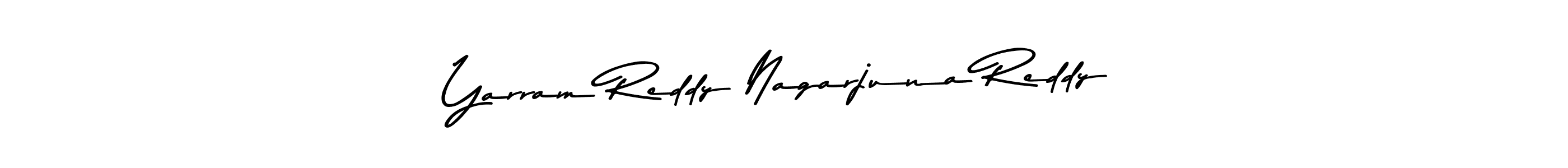 Use a signature maker to create a handwritten signature online. With this signature software, you can design (Asem Kandis PERSONAL USE) your own signature for name Yarram Reddy Nagarjuna Reddy. Yarram Reddy Nagarjuna Reddy signature style 9 images and pictures png