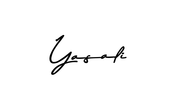 Design your own signature with our free online signature maker. With this signature software, you can create a handwritten (Asem Kandis PERSONAL USE) signature for name Yasali. Yasali signature style 9 images and pictures png