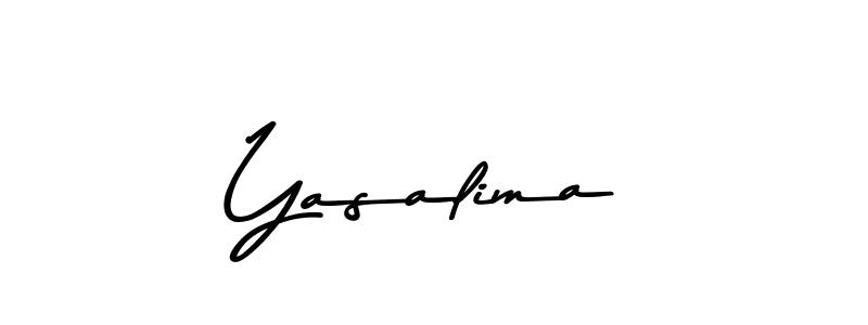 if you are searching for the best signature style for your name Yasalima. so please give up your signature search. here we have designed multiple signature styles  using Asem Kandis PERSONAL USE. Yasalima signature style 9 images and pictures png