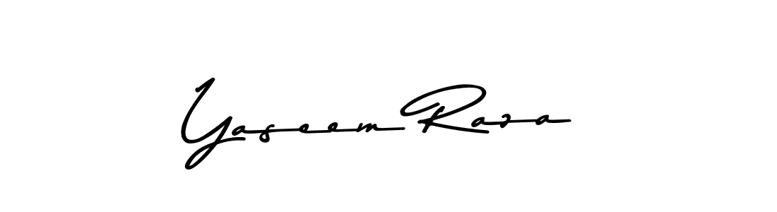 Make a beautiful signature design for name Yaseem Raza. With this signature (Asem Kandis PERSONAL USE) style, you can create a handwritten signature for free. Yaseem Raza signature style 9 images and pictures png