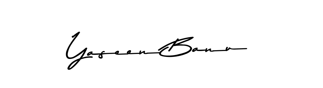 Use a signature maker to create a handwritten signature online. With this signature software, you can design (Asem Kandis PERSONAL USE) your own signature for name Yaseen Banu. Yaseen Banu signature style 9 images and pictures png