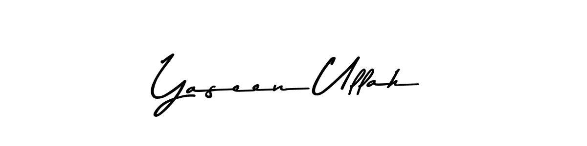 Make a beautiful signature design for name Yaseen Ullah. Use this online signature maker to create a handwritten signature for free. Yaseen Ullah signature style 9 images and pictures png