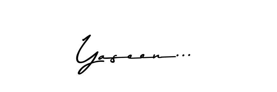 The best way (Asem Kandis PERSONAL USE) to make a short signature is to pick only two or three words in your name. The name Yaseen... include a total of six letters. For converting this name. Yaseen... signature style 9 images and pictures png