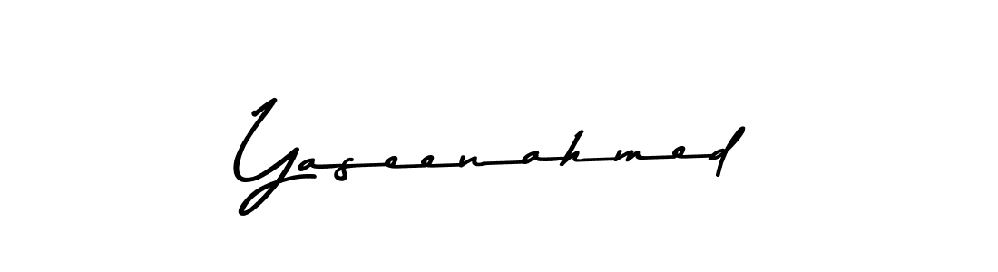 Design your own signature with our free online signature maker. With this signature software, you can create a handwritten (Asem Kandis PERSONAL USE) signature for name Yaseenahmed. Yaseenahmed signature style 9 images and pictures png