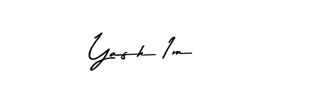 Design your own signature with our free online signature maker. With this signature software, you can create a handwritten (Asem Kandis PERSONAL USE) signature for name Yash 1m  !!. Yash 1m  !! signature style 9 images and pictures png