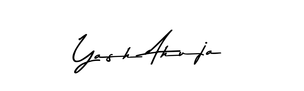 Similarly Asem Kandis PERSONAL USE is the best handwritten signature design. Signature creator online .You can use it as an online autograph creator for name Yash Ahuja. Yash Ahuja signature style 9 images and pictures png