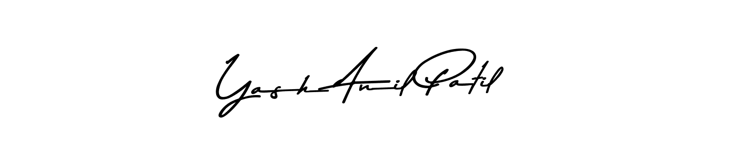 Use a signature maker to create a handwritten signature online. With this signature software, you can design (Asem Kandis PERSONAL USE) your own signature for name Yash Anil Patil. Yash Anil Patil signature style 9 images and pictures png