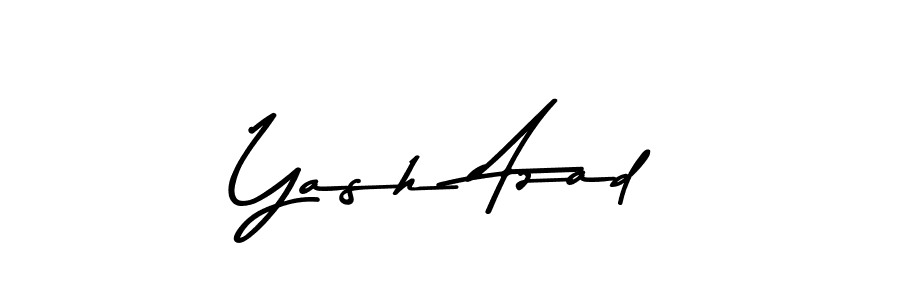 Here are the top 10 professional signature styles for the name Yash Azad. These are the best autograph styles you can use for your name. Yash Azad signature style 9 images and pictures png