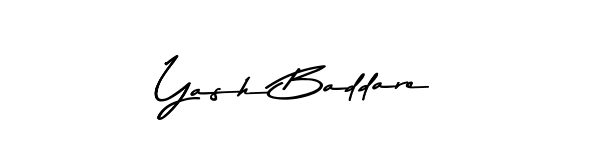 Make a beautiful signature design for name Yash Baddare. Use this online signature maker to create a handwritten signature for free. Yash Baddare signature style 9 images and pictures png