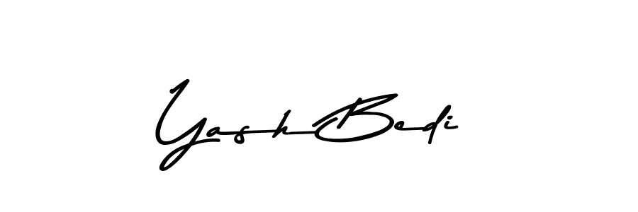 The best way (Asem Kandis PERSONAL USE) to make a short signature is to pick only two or three words in your name. The name Yash Bedi include a total of six letters. For converting this name. Yash Bedi signature style 9 images and pictures png