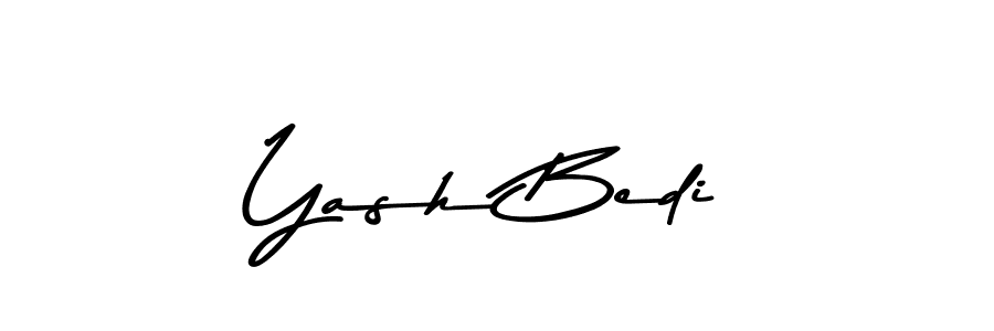 How to make Yash Bedi signature? Asem Kandis PERSONAL USE is a professional autograph style. Create handwritten signature for Yash Bedi name. Yash Bedi signature style 9 images and pictures png