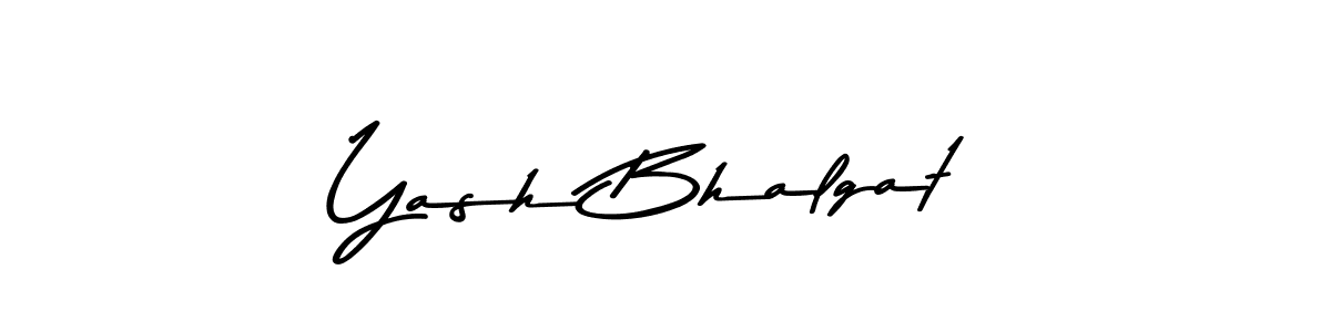 Design your own signature with our free online signature maker. With this signature software, you can create a handwritten (Asem Kandis PERSONAL USE) signature for name Yash Bhalgat. Yash Bhalgat signature style 9 images and pictures png