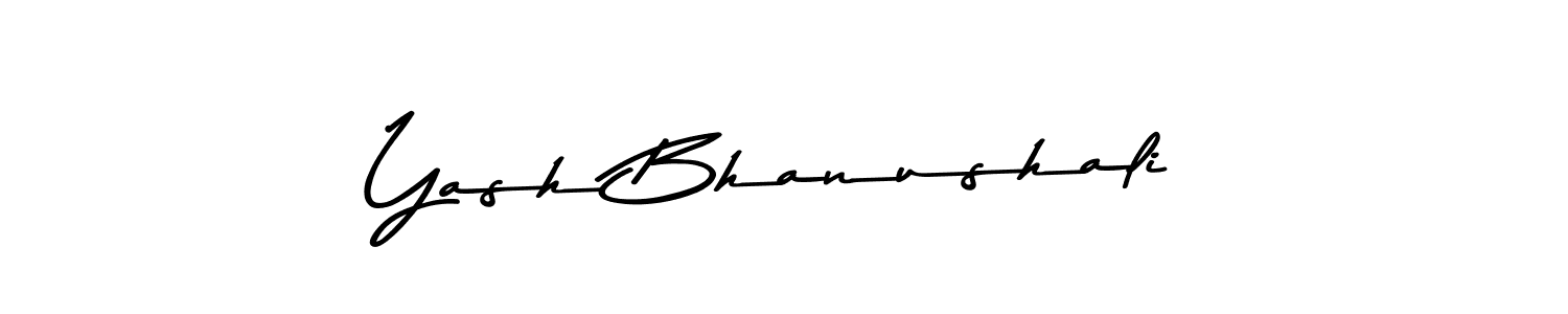 Yash Bhanushali stylish signature style. Best Handwritten Sign (Asem Kandis PERSONAL USE) for my name. Handwritten Signature Collection Ideas for my name Yash Bhanushali. Yash Bhanushali signature style 9 images and pictures png