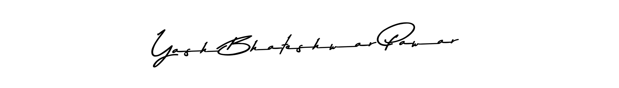 The best way (Asem Kandis PERSONAL USE) to make a short signature is to pick only two or three words in your name. The name Yash Bhateshwar Pawar include a total of six letters. For converting this name. Yash Bhateshwar Pawar signature style 9 images and pictures png