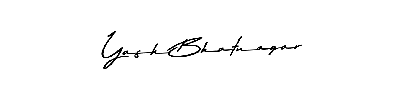 Here are the top 10 professional signature styles for the name Yash Bhatnagar. These are the best autograph styles you can use for your name. Yash Bhatnagar signature style 9 images and pictures png