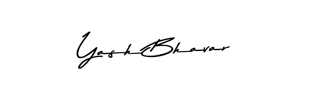 How to make Yash Bhavar name signature. Use Asem Kandis PERSONAL USE style for creating short signs online. This is the latest handwritten sign. Yash Bhavar signature style 9 images and pictures png