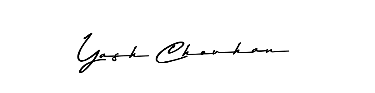 Design your own signature with our free online signature maker. With this signature software, you can create a handwritten (Asem Kandis PERSONAL USE) signature for name Yash Chouhan. Yash Chouhan signature style 9 images and pictures png
