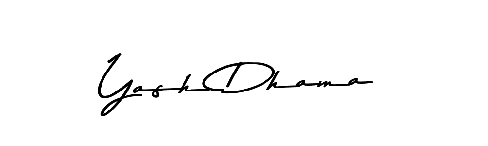 Yash Dhama stylish signature style. Best Handwritten Sign (Asem Kandis PERSONAL USE) for my name. Handwritten Signature Collection Ideas for my name Yash Dhama. Yash Dhama signature style 9 images and pictures png