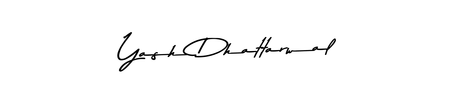 Use a signature maker to create a handwritten signature online. With this signature software, you can design (Asem Kandis PERSONAL USE) your own signature for name Yash Dhattarwal. Yash Dhattarwal signature style 9 images and pictures png