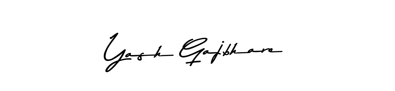 Also we have Yash Gajbhare name is the best signature style. Create professional handwritten signature collection using Asem Kandis PERSONAL USE autograph style. Yash Gajbhare signature style 9 images and pictures png