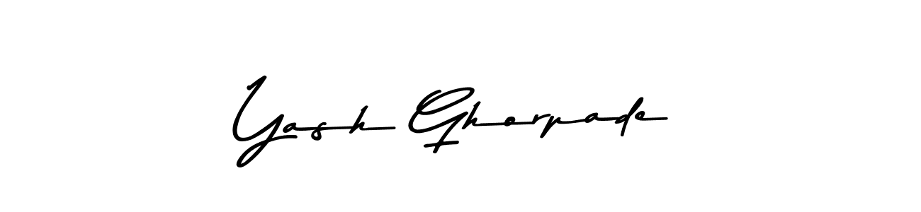 Here are the top 10 professional signature styles for the name Yash Ghorpade. These are the best autograph styles you can use for your name. Yash Ghorpade signature style 9 images and pictures png