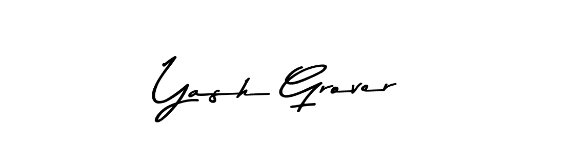 Create a beautiful signature design for name Yash Grover. With this signature (Asem Kandis PERSONAL USE) fonts, you can make a handwritten signature for free. Yash Grover signature style 9 images and pictures png