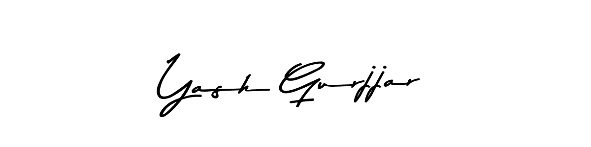 Here are the top 10 professional signature styles for the name Yash Gurjjar. These are the best autograph styles you can use for your name. Yash Gurjjar signature style 9 images and pictures png