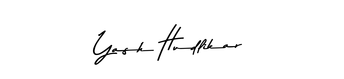 Make a beautiful signature design for name Yash Hudlikar. Use this online signature maker to create a handwritten signature for free. Yash Hudlikar signature style 9 images and pictures png