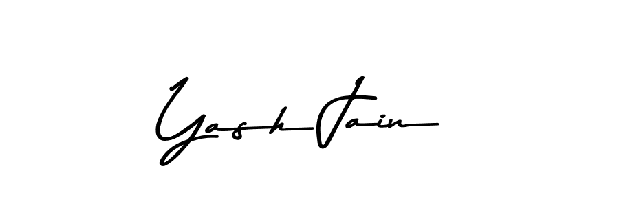 Design your own signature with our free online signature maker. With this signature software, you can create a handwritten (Asem Kandis PERSONAL USE) signature for name Yash Jain. Yash Jain signature style 9 images and pictures png