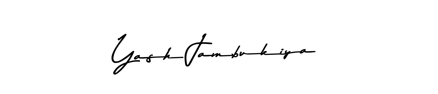 Yash Jambukiya stylish signature style. Best Handwritten Sign (Asem Kandis PERSONAL USE) for my name. Handwritten Signature Collection Ideas for my name Yash Jambukiya. Yash Jambukiya signature style 9 images and pictures png