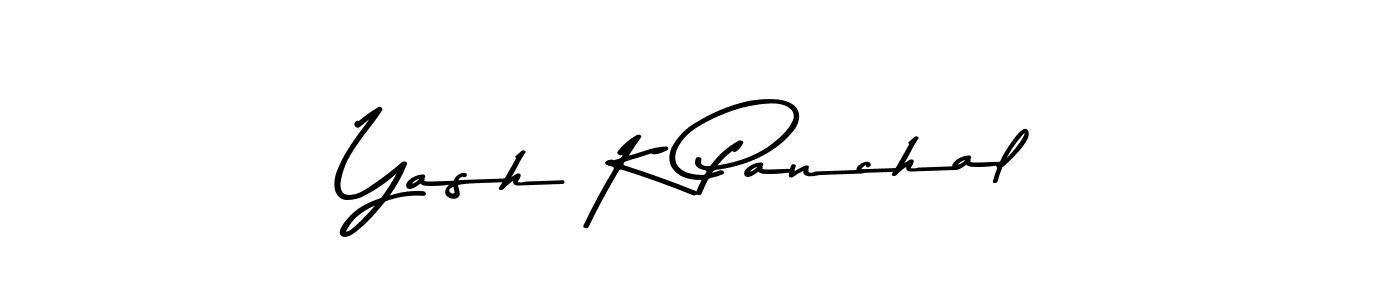 You should practise on your own different ways (Asem Kandis PERSONAL USE) to write your name (Yash K Panchal) in signature. don't let someone else do it for you. Yash K Panchal signature style 9 images and pictures png