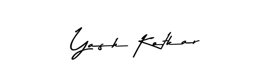 Similarly Asem Kandis PERSONAL USE is the best handwritten signature design. Signature creator online .You can use it as an online autograph creator for name Yash Kotkar. Yash Kotkar signature style 9 images and pictures png