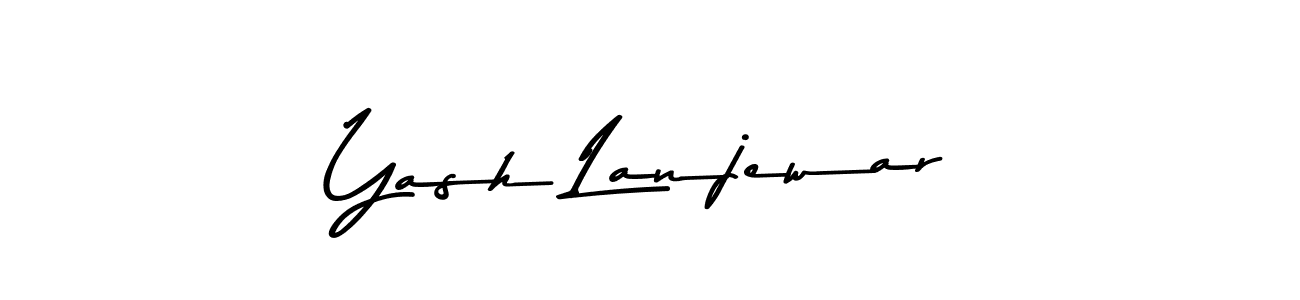 Make a beautiful signature design for name Yash Lanjewar. Use this online signature maker to create a handwritten signature for free. Yash Lanjewar signature style 9 images and pictures png