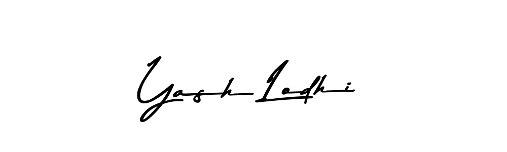 Design your own signature with our free online signature maker. With this signature software, you can create a handwritten (Asem Kandis PERSONAL USE) signature for name Yash Lodhi. Yash Lodhi signature style 9 images and pictures png