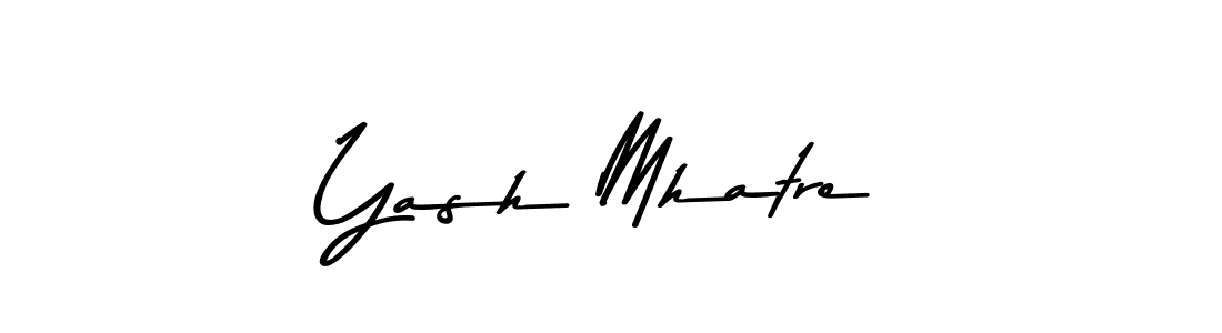 Yash Mhatre stylish signature style. Best Handwritten Sign (Asem Kandis PERSONAL USE) for my name. Handwritten Signature Collection Ideas for my name Yash Mhatre. Yash Mhatre signature style 9 images and pictures png