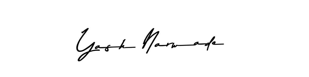 Once you've used our free online signature maker to create your best signature Asem Kandis PERSONAL USE style, it's time to enjoy all of the benefits that Yash Narwade name signing documents. Yash Narwade signature style 9 images and pictures png