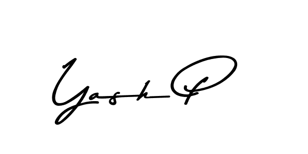 Create a beautiful signature design for name Yash P. With this signature (Asem Kandis PERSONAL USE) fonts, you can make a handwritten signature for free. Yash P signature style 9 images and pictures png