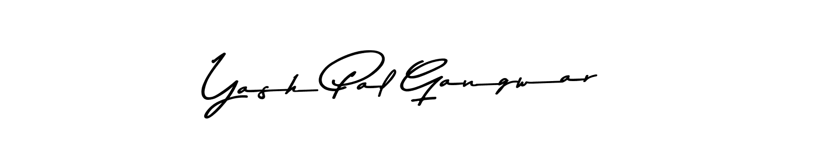 Also You can easily find your signature by using the search form. We will create Yash Pal Gangwar name handwritten signature images for you free of cost using Asem Kandis PERSONAL USE sign style. Yash Pal Gangwar signature style 9 images and pictures png