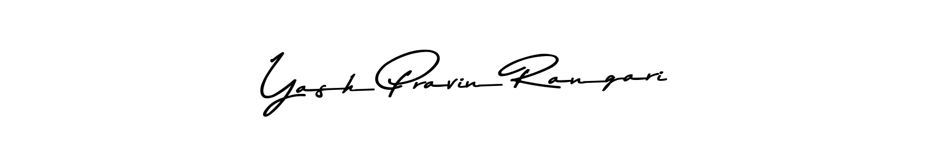 Asem Kandis PERSONAL USE is a professional signature style that is perfect for those who want to add a touch of class to their signature. It is also a great choice for those who want to make their signature more unique. Get Yash Pravin Rangari name to fancy signature for free. Yash Pravin Rangari signature style 9 images and pictures png