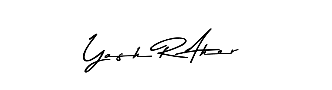 Make a beautiful signature design for name Yash R Aher. Use this online signature maker to create a handwritten signature for free. Yash R Aher signature style 9 images and pictures png