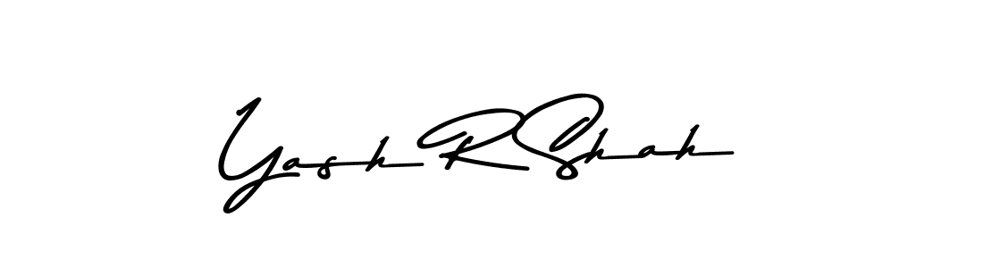 Make a beautiful signature design for name Yash R Shah. With this signature (Asem Kandis PERSONAL USE) style, you can create a handwritten signature for free. Yash R Shah signature style 9 images and pictures png